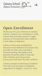 Mobile Screenshot of calvary-school.org